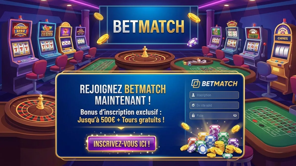 Inscription avec bonus